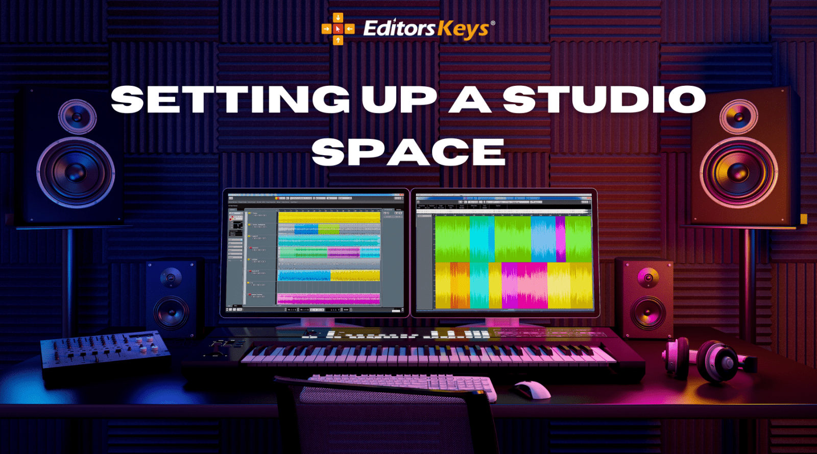 Behind the Mix: How Professionals Set Up Their Music Production Studios - Editors Keys