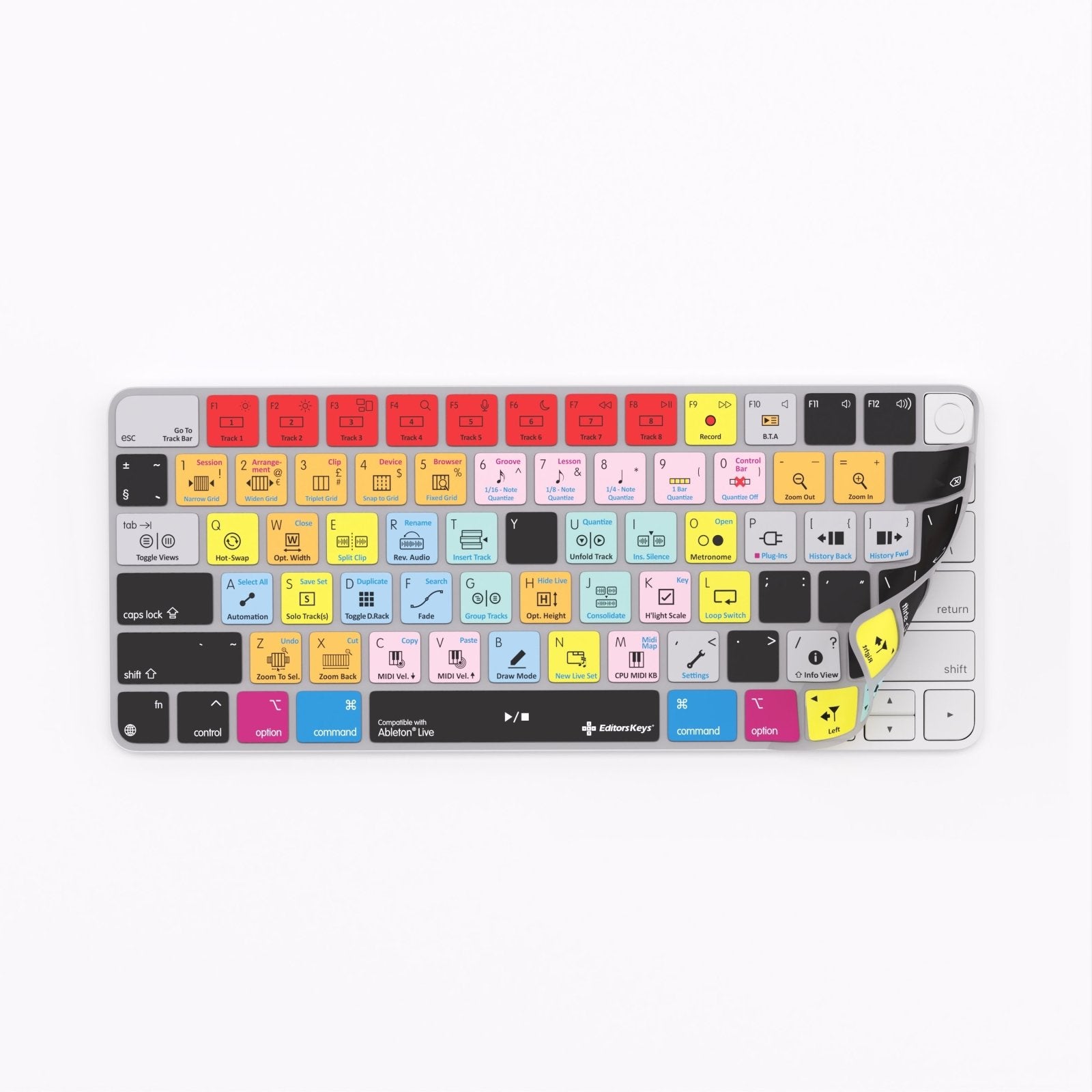 Ableton Live Keyboard Covers for MacBook and iMac - Editors Keys