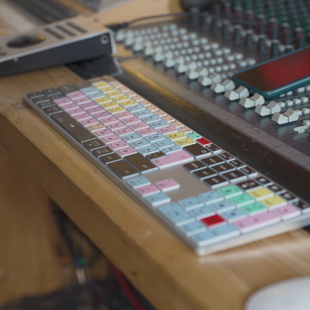 The Backlit Wireless Pro Tools Keyboard from Editors Keys 