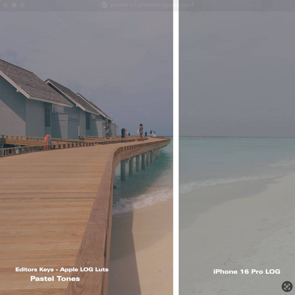 iPhone Apple LOG Luts