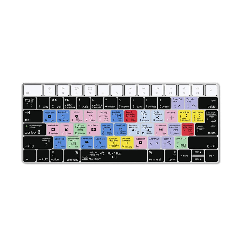 Adobe After Effects Keyboard Covers for MacBook & iMac - Protection