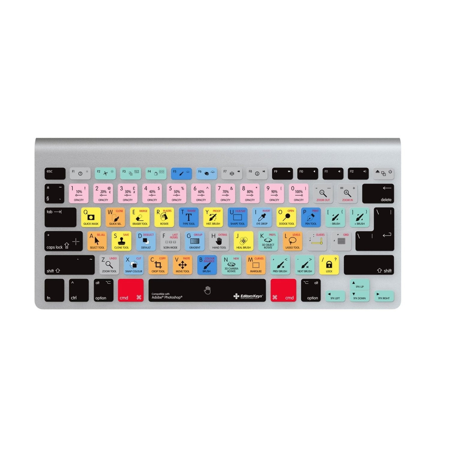 Adobe Photoshop Keyboard Covers for MacBook and iMac - Protection