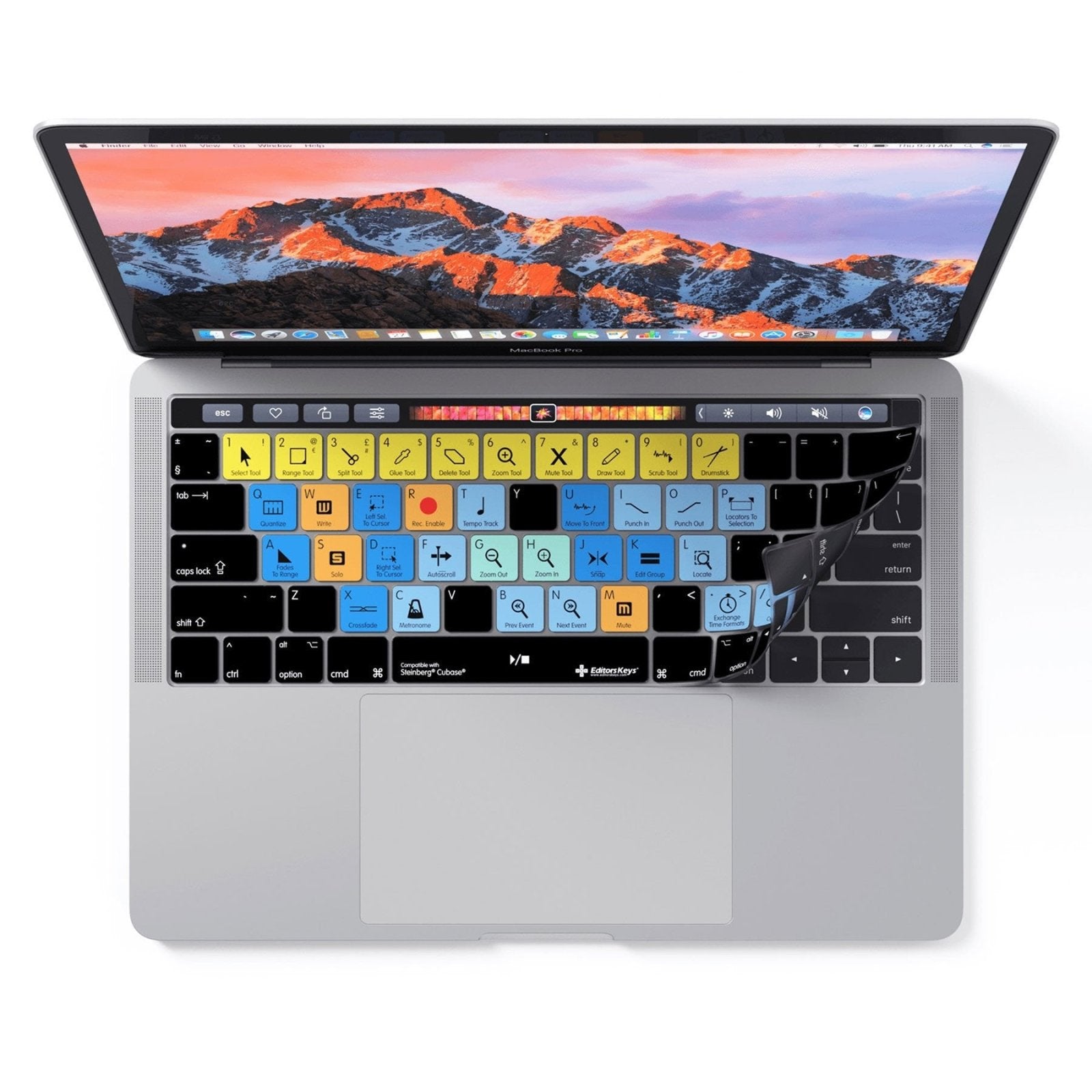 Keyboard Cover designed for Steinberg’s Cubase | for MacBook and iMac